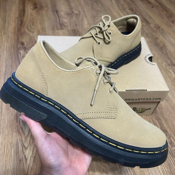 DR MARTENS Crewson Lo suede lace up oxfords shoes women’s 9 new - Picture 2 of 6